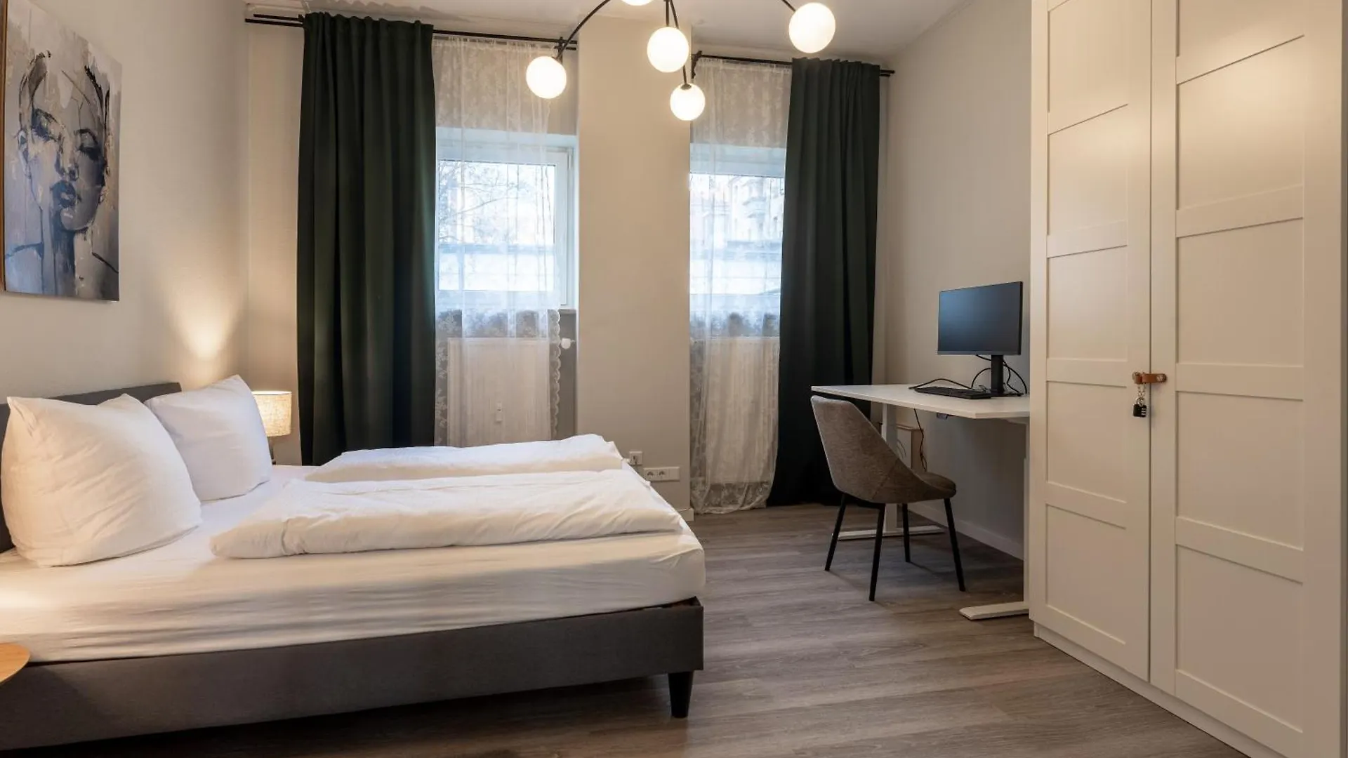 Modernes 2-Zimmer Apartment - Naehe Stadtpark, U-Bahn, Altstadt, Parken 뉘른베르크